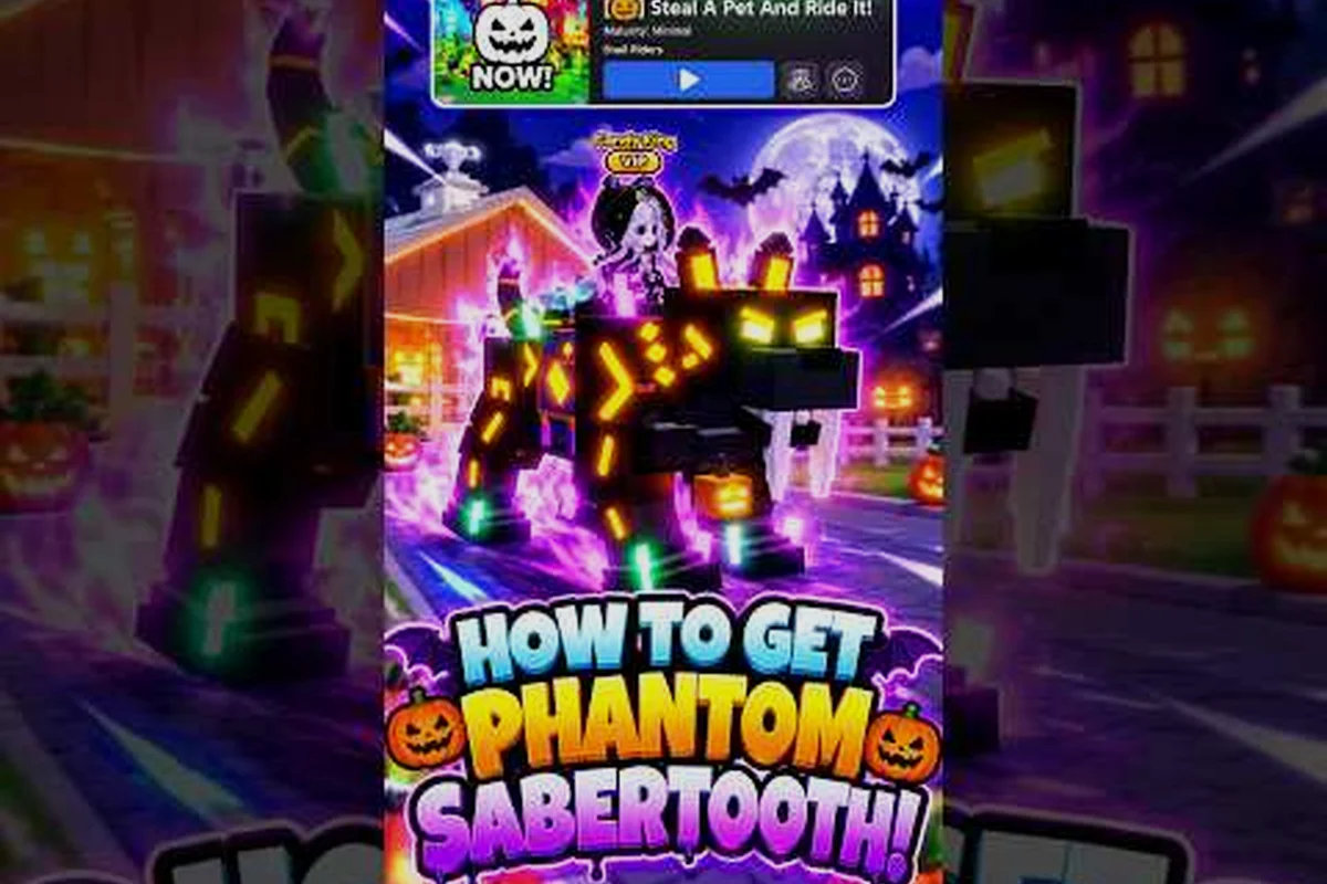 Estatísticas e raridade do Phantom Sabertooth em Steal A Pet And Ride It